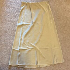 Faux silk skirt. NWOT.